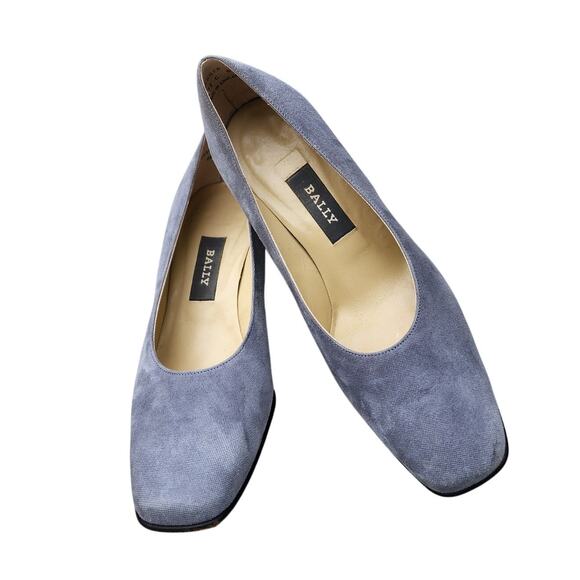 Bally Shoes - Bally Nebria Sheen Suede Court Shoes Pumps 7.5